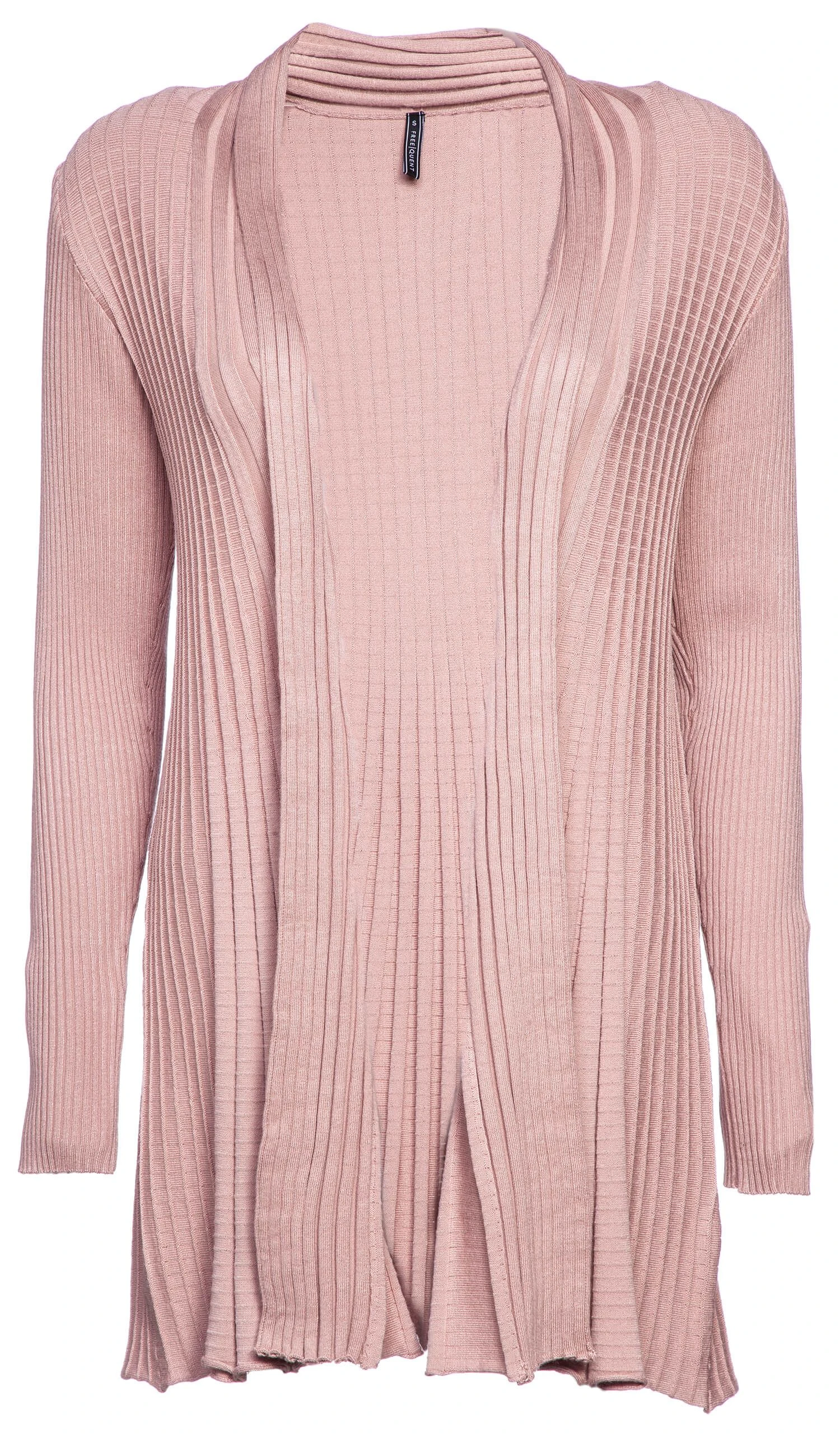 Freequent Pitkä Neuletakki, Claudisse L Vaaleanpunainen 3 Freequent Pitkä Neuletakki, Claudisse L Vaaleanpunainen