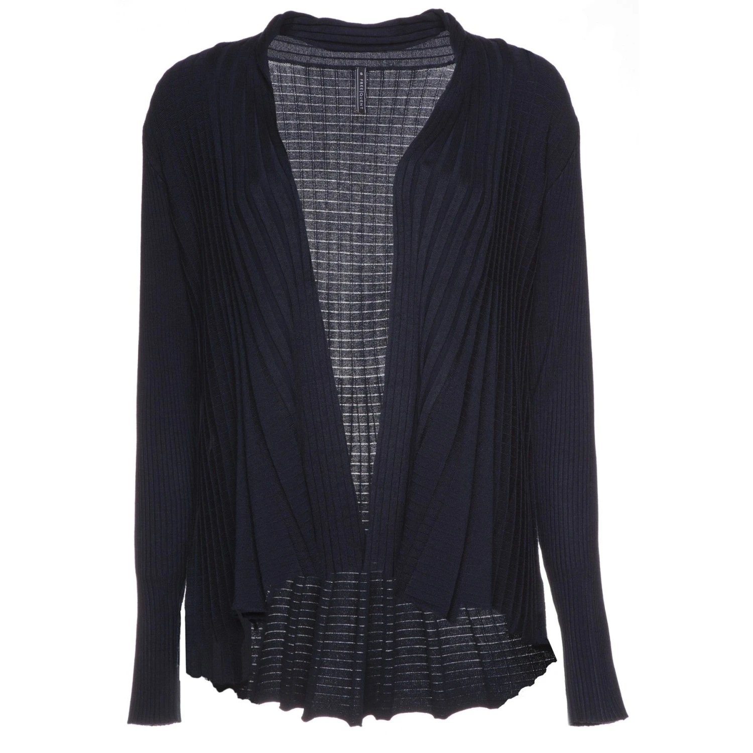 Freequent Lyhyt Neuletakki, Claudisse S Tummansininen 3 Freequent Lyhyt Neuletakki, Claudisse S Tummansininen