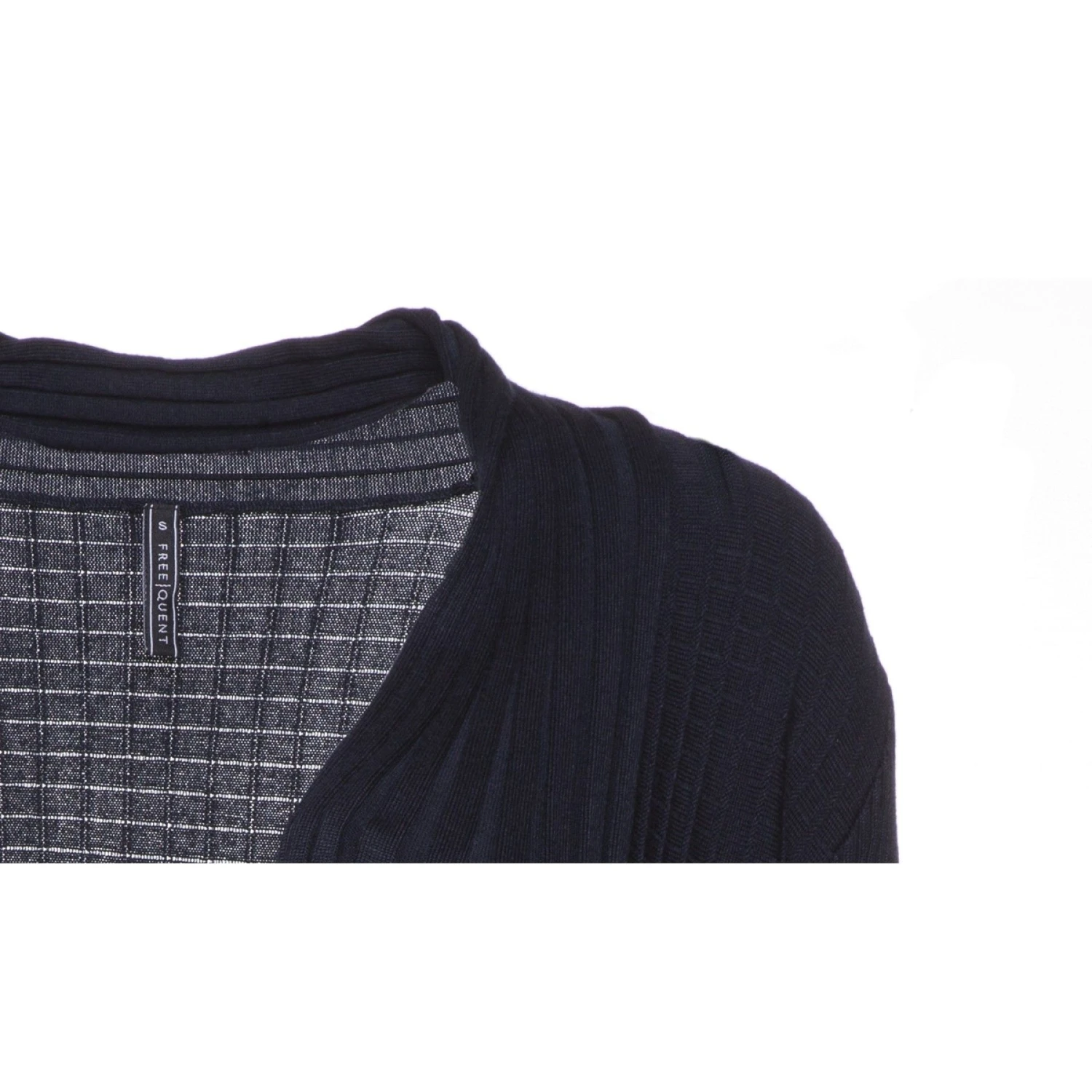 Freequent Lyhyt Neuletakki, Claudisse S Tummansininen 5 Freequent Lyhyt Neuletakki, Claudisse S Tummansininen - Image 3