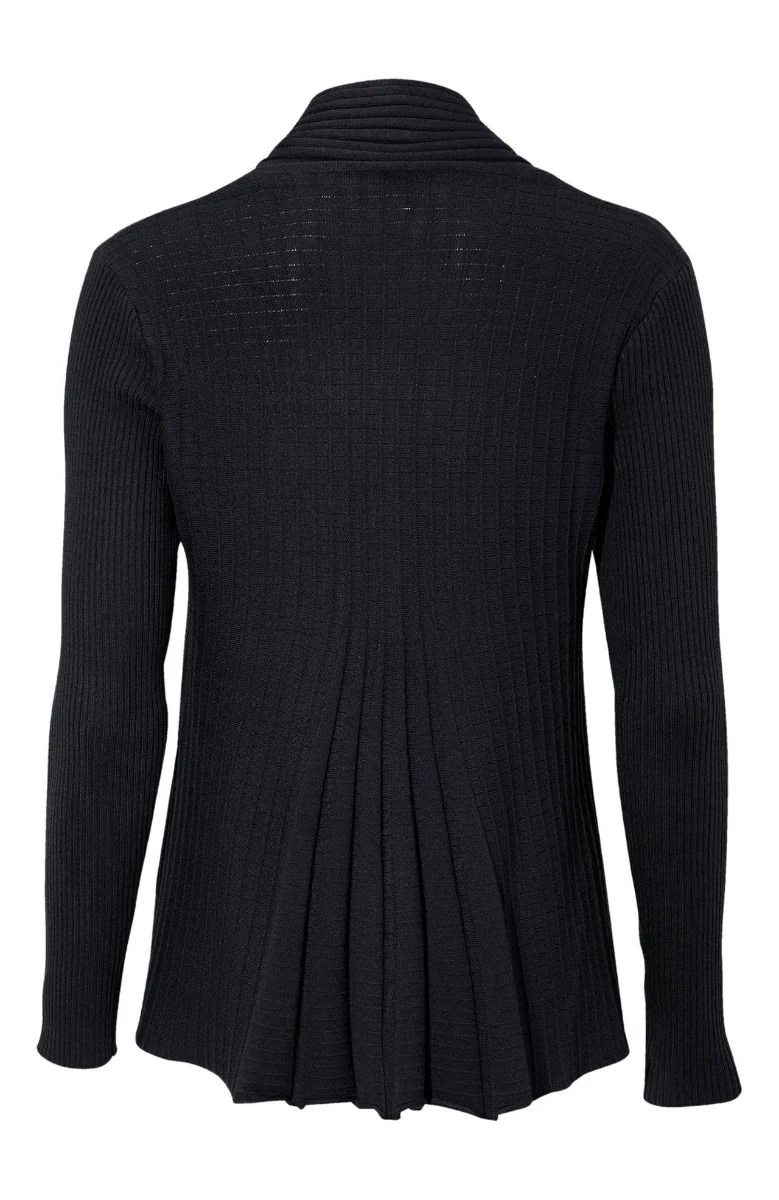 Freequent Lyhyt Neuletakki, Claudisse S Musta 9 Freequent Lyhyt Neuletakki, Claudisse S Musta - Image 7