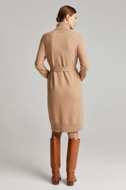 Andiata, Naisten Neulemekko, Aislayne Knit Dress Vaalea Beige -Kekäle 159 08 5418 9857 06 12