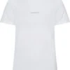 Calvin Klein Naisten Lyhythihainen T-Paita METALLIC MICRO LOGO SLIM FIT TEE Valkoinen -Kekäle 364 k20k203754 01 1