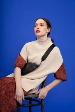 Part Two Naisten NeuleKEEKEE PULLOVER 100% ORGANIC COTTON Luonnonvalkoinen -Kekäle 407 30306481 02