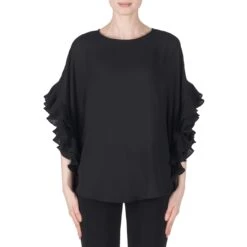 Joseph Ribkoff Frillapusero. Musta