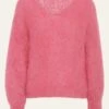 American Dreams Naisten Neulepaita Milana Ls Mohair Knit Pinkki -Kekäle american dreams naisten neulepaita milana ls mohair knit pinkki 1