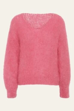 American Dreams Naisten Neulepaita Milana Ls Mohair Knit Pinkki