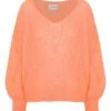 American Dreams Naisten Neulepaita Milana Ls Mohair Knit Poltettu Oranssi -Kekäle american dreams naisten neulepaita milana ls mohair knit poltettu oranssi 1