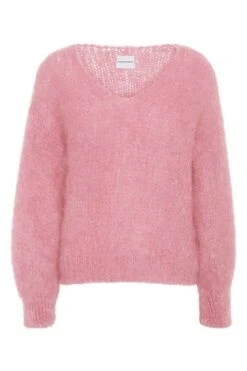 American Dreams Naisten Neulepaita Milana Ls Mohair Knit Vaaleanpunainen