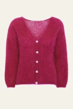 American Dreams Naisten Neuletakki Cornelia Ls Cardigan Punainen