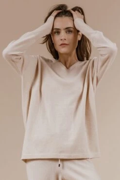 Andiata, Naisten Neule, Ameda Knit Vaalea Beige 9 Andiata, Naisten Neule, Ameda Knit Vaalea Beige -Kekäle andiata naisten neule ameda knit vaalea beige 4