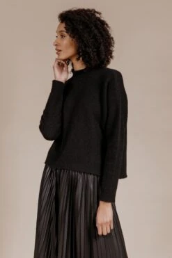 Andiata, Naisten Neule, Sylvana Knit Musta -Kekäle andiata naisten neule sylvana knit musta 3