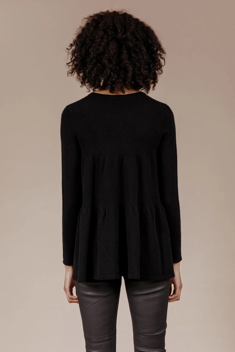 Andiata Naisten Neulepaita, Redal Knit Musta 5 Andiata Naisten Neulepaita, Redal Knit Musta - Image 3