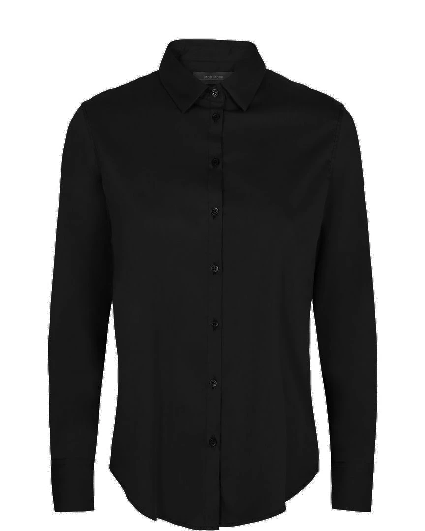 Mos Mosh Naisten Paitapusero, Martina Shirt Musta 3 Mos Mosh Naisten Paitapusero, Martina Shirt Musta