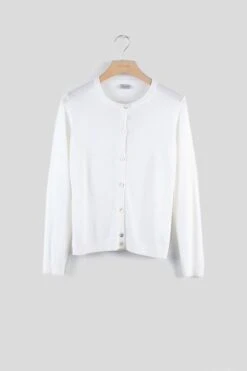 Balmuir Neuletakki, Ellen Cardigan Luonnonvalkoinen