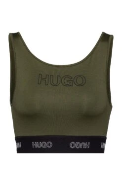 Boss Woman Naisten Toppi DIMSUM TOP Armeijanvihreä -Kekäle boss woman naisten toppi dimsum top armeijanvihrea 3