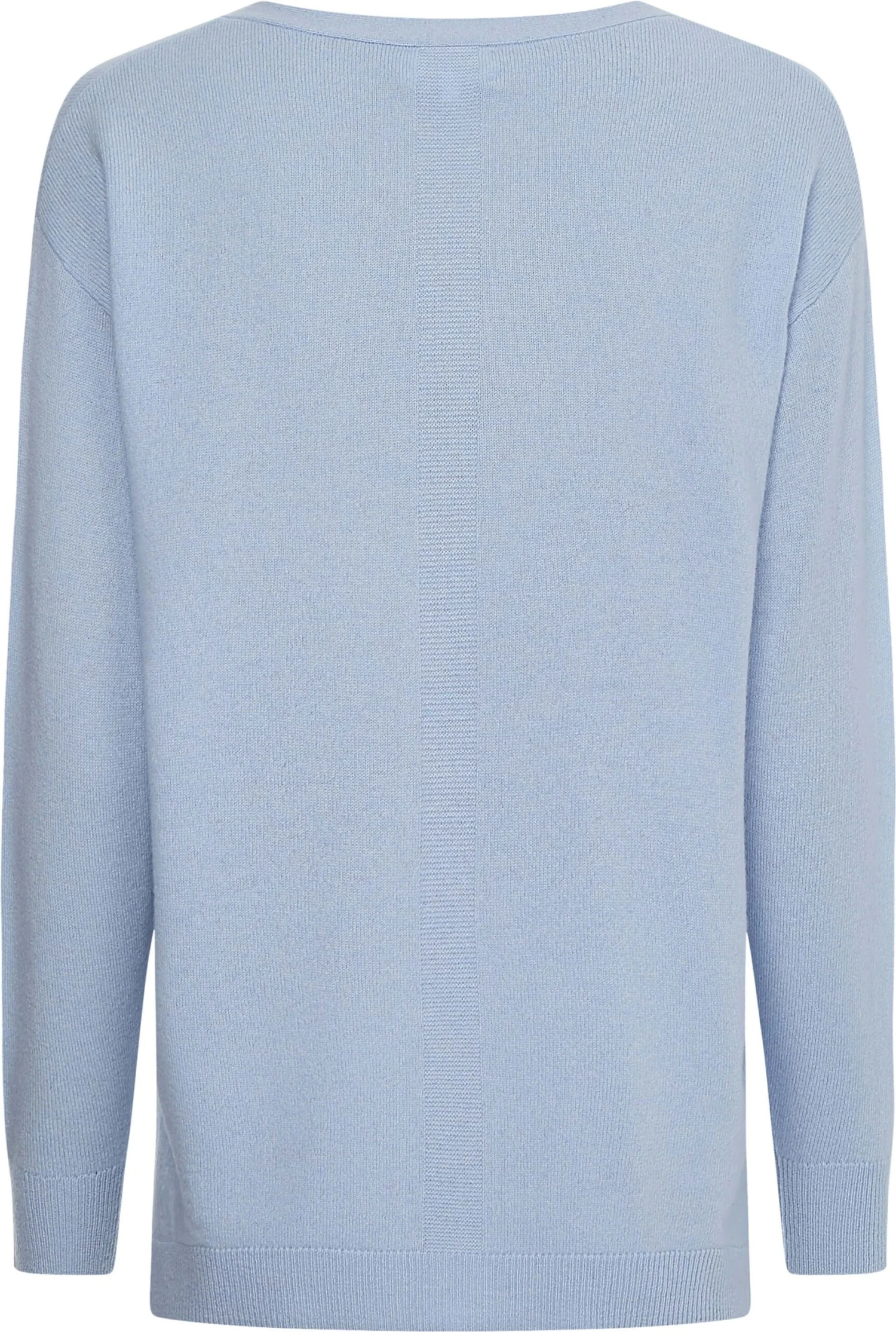 Calvin Klein Naisten Neulepaita, Cashmere V-Neck Sweater Vaaleansininen 5 Calvin Klein Naisten Neulepaita, Cashmere V-Neck Sweater Vaaleansininen - Image 3