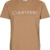Calvin Klein Naisten T-pata, CORE LOGO T-SHIRT Konjakinruskea -Kekäle calvin klein naisten t pata core logo t shirt konjakinruskea 1