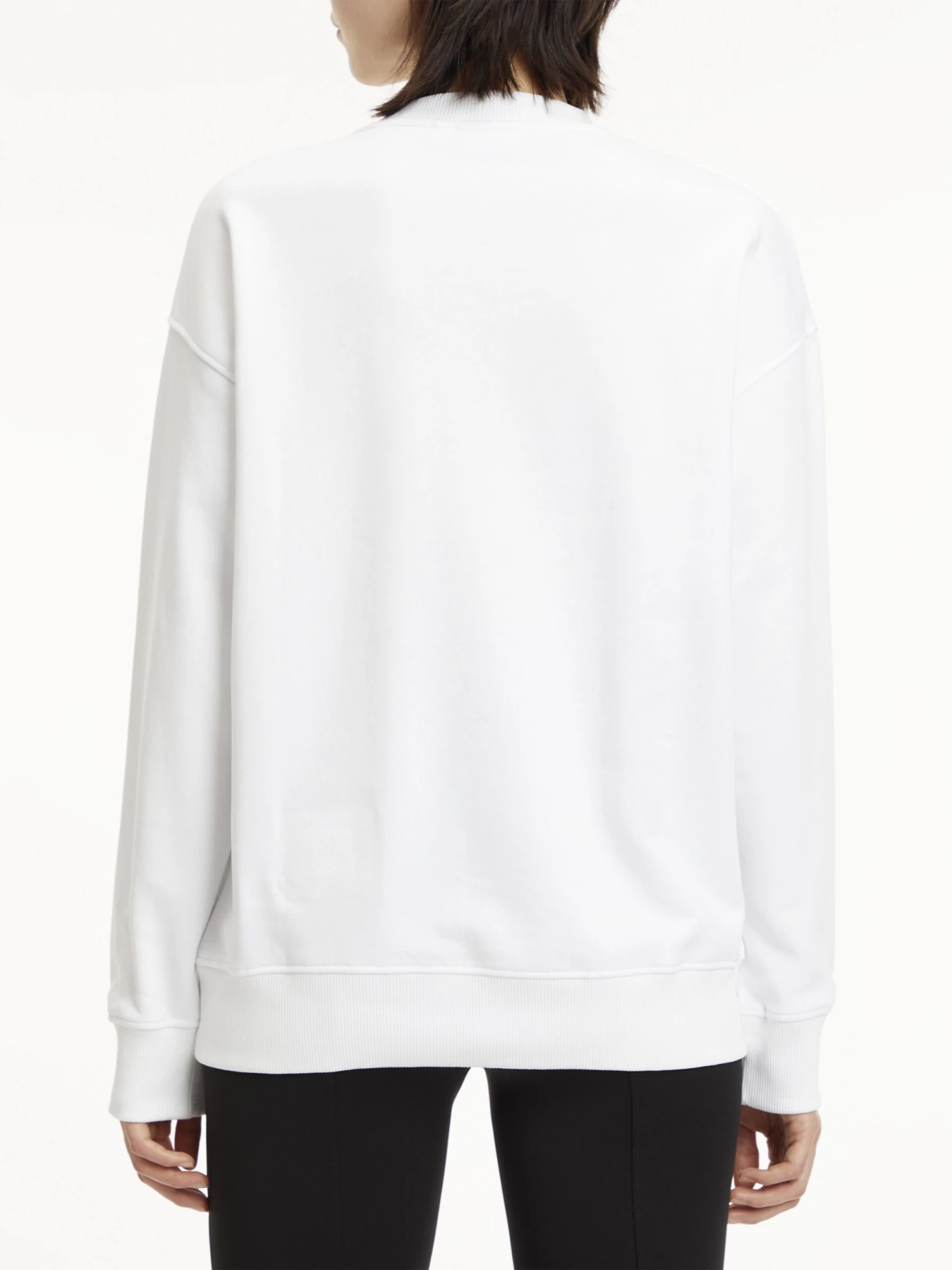 Calvin Klein Women College, FLOWER PRINT GRAPHIC SWEATSHIRT Valkoinen 4 Calvin Klein Women College, FLOWER PRINT GRAPHIC SWEATSHIRT Valkoinen - Image 2