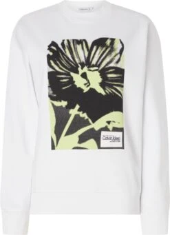 Calvin Klein Women College, FLOWER PRINT GRAPHIC SWEATSHIRT Valkoinen 9 Calvin Klein Women College, FLOWER PRINT GRAPHIC SWEATSHIRT Valkoinen -Kekäle calvin klein women college flower print graphic sweatshirt valkoinen 3