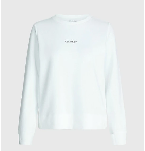 CALVIN KLEIN WOMEN, Naisten College, MICRO LOGO ESS SWEATSHIRT Valkoinen 3 CALVIN KLEIN WOMEN, Naisten College, MICRO LOGO ESS SWEATSHIRT Valkoinen