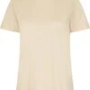 Calvin Klein Women Naisten T-Paita Micro Logo Regular T-Shirt Beige