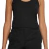 CALVIN KLEIN WOMEN Naisten Toppi ESSENTIAL RIB TANK TOP Musta -Kekäle calvin klein women naisten toppi essential rib tank top musta 1