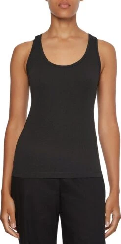 CALVIN KLEIN WOMEN Naisten Toppi ESSENTIAL RIB TANK TOP Musta -Kekäle calvin klein women naisten toppi essential rib tank top musta 3