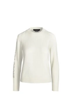 Canada Goose Naisten Merinovillainen Neule, SATURNA CREWNECK Vaalea Beige