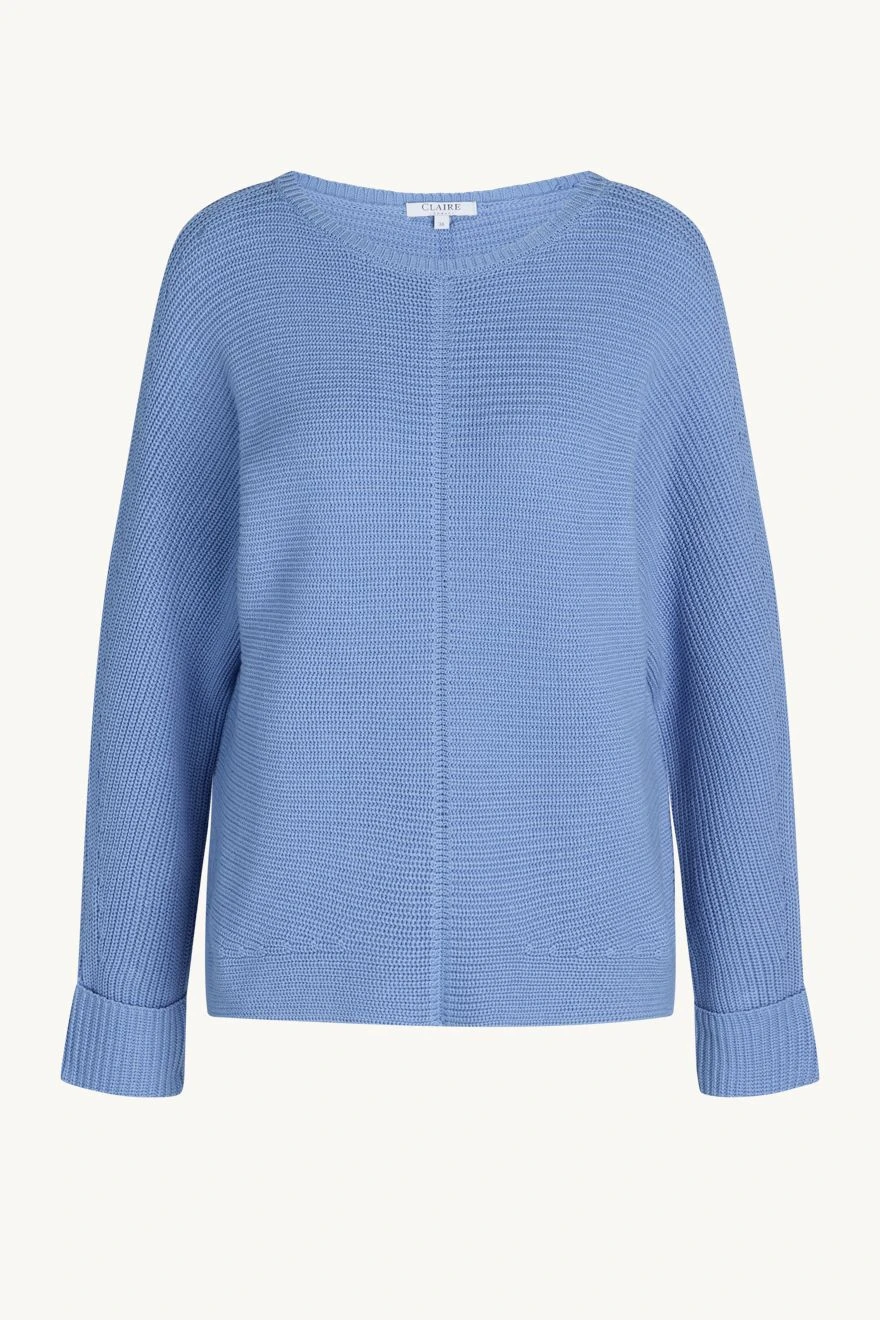 Claire Naisten Neule, PUSLE PULLOVET 100% CO Vaaleansininen 3 Claire Naisten Neule, PUSLE PULLOVET 100% CO Vaaleansininen