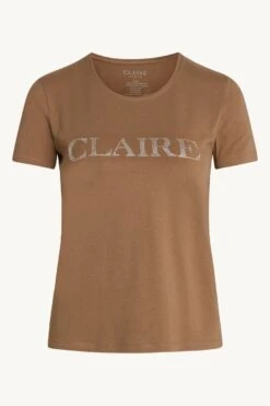 Claire, Naisten T-Paita, Allison Logo T-Paita Keskiruskea