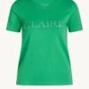 Claire, Naisten T-Paita, Allison Logo T-Paita Ruohonvihreä -Kekäle claire naisten t paita allison logo t paita ruohonvihrea 1
