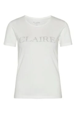 Claire, Naisten T-Paita, Allison Logo T-Paita Valkoinen