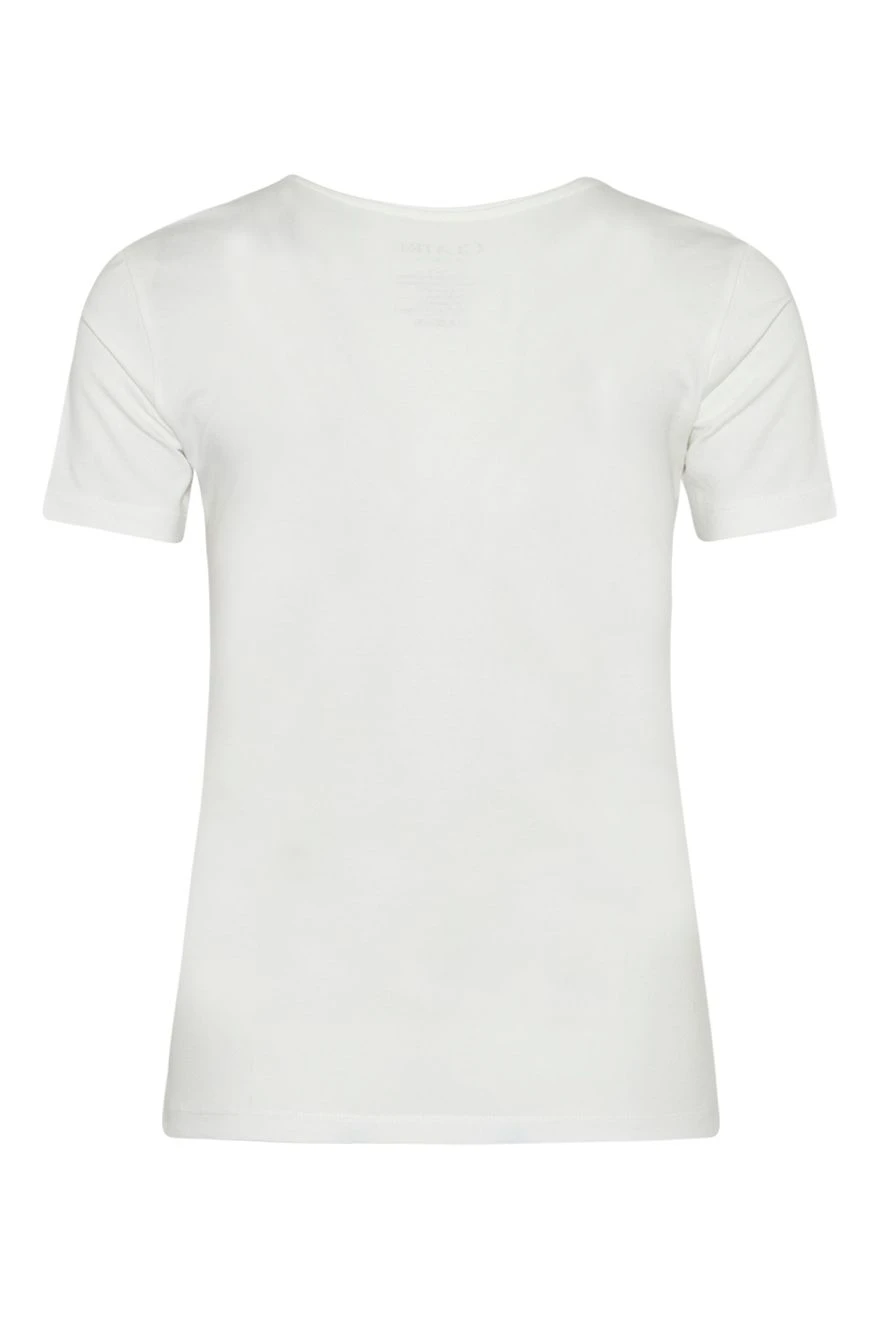 Claire, Naisten T-Paita, Allison Logo T-Paita Valkoinen 4 Claire, Naisten T-Paita, Allison Logo T-Paita Valkoinen - Image 2