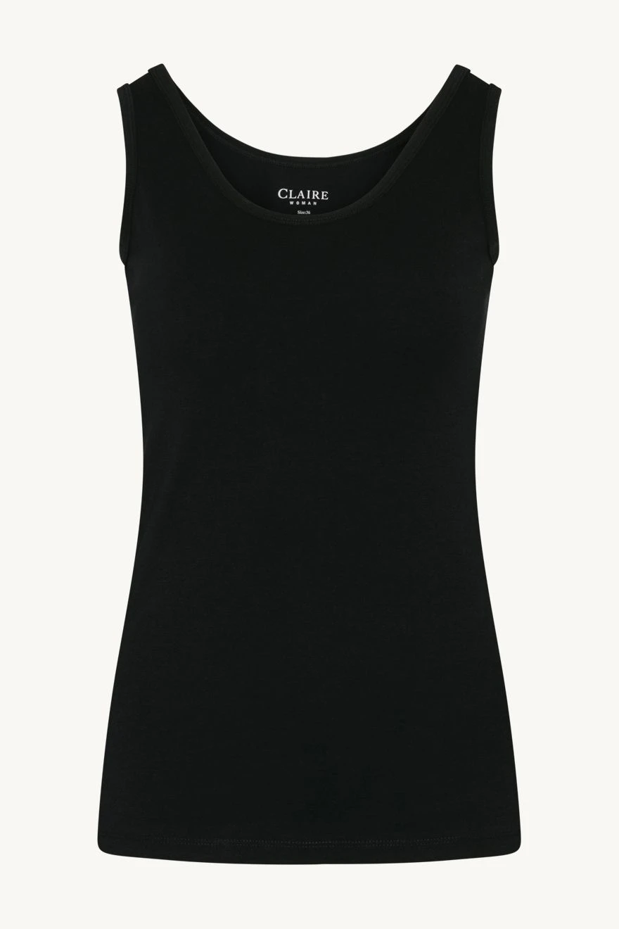 Claire Naisten Toppi CLAIRE TANK TOP Musta 3 Claire Naisten Toppi CLAIRE TANK TOP Musta