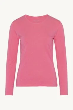 Claire Pitkähihainen Trikoopaita, CLAIRE LS T-SHIRT Pinkki
