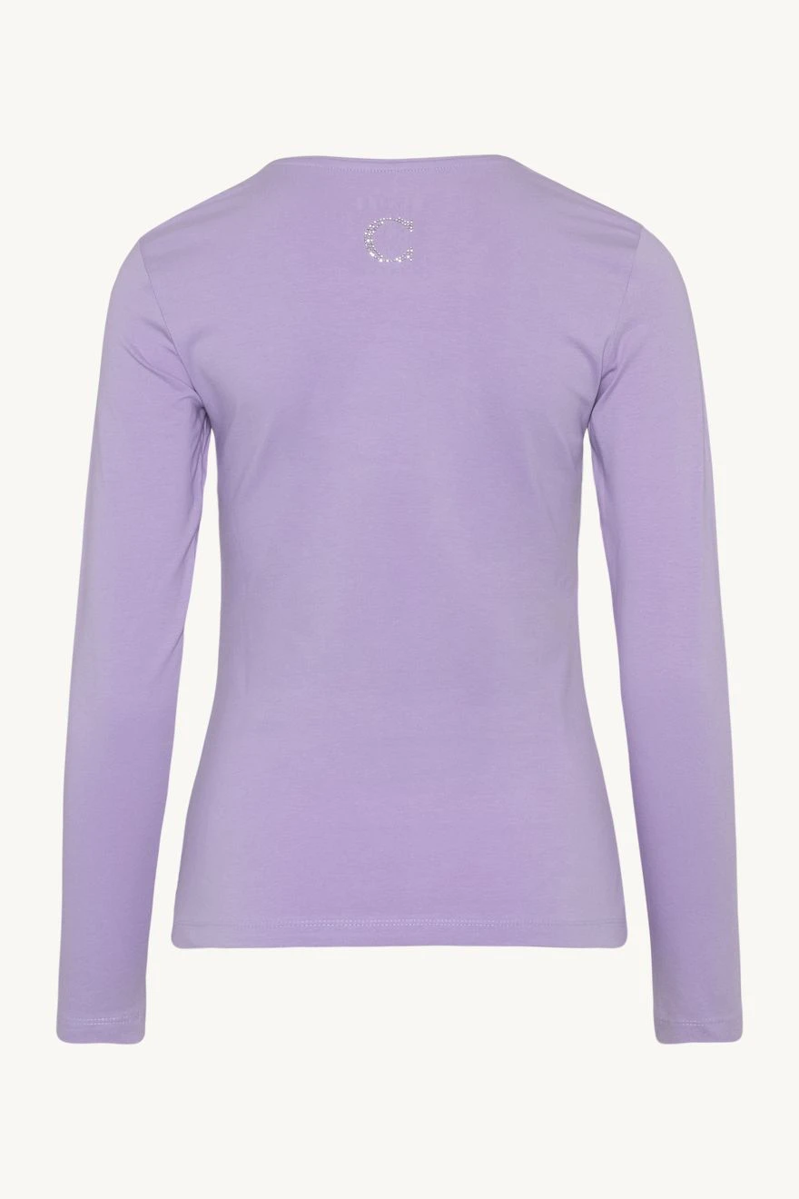 Claire Pitkähihainen Trikoopaita, CLAIRE LS T-SHIRT Vaalea Lila 4 Claire Pitkähihainen Trikoopaita, CLAIRE LS T-SHIRT Vaalea Lila - Image 2