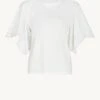 Claire T-paita, ANDREA CW T-SHIRT Valkoinen -Kekäle claire t paita andrea cw t shirt valkoinen 1