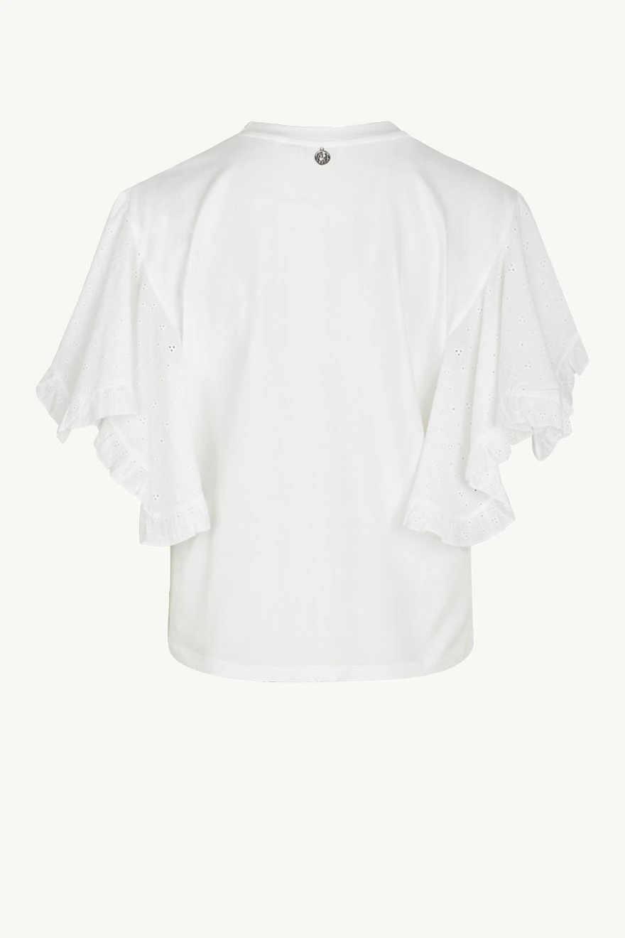 Claire T-paita, ANDREA CW T-SHIRT Valkoinen 4 Claire T-paita, ANDREA CW T-SHIRT Valkoinen - Image 2
