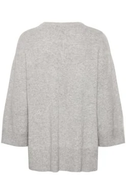 Culture Naisten CLAY NEULETAKKI Vaaleanharmaa -Kekäle culture naisten clay neuletakki vaaleanharmaa 3