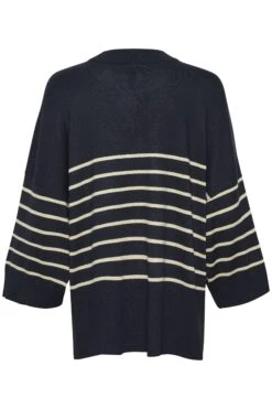 Culture Naisten Paita ANNEMARIE STRIPE PULLOVER Raidallinen Sininen -Kekäle culture naisten paita annemarie stripe pullover raidallinen sininen 3