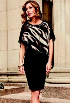 Frank Lyman Mekko Poncholla (2nd Hand) Musta Kuosi