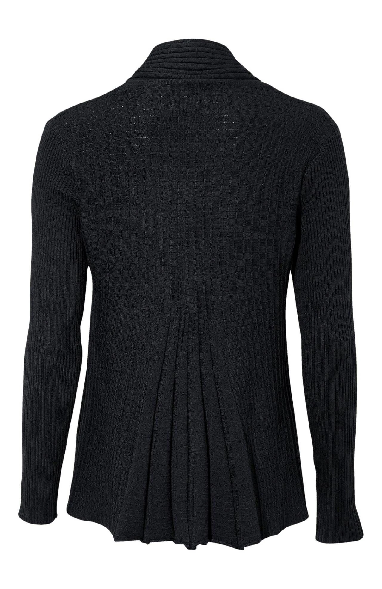 Freequent Lyhyt Neuletakki, Claudisse S Musta 6 Freequent Lyhyt Neuletakki, Claudisse S Musta - Image 4