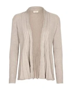 Freequent Lyhyt Neuletakki, Claudisse S Ruskeanharmaa