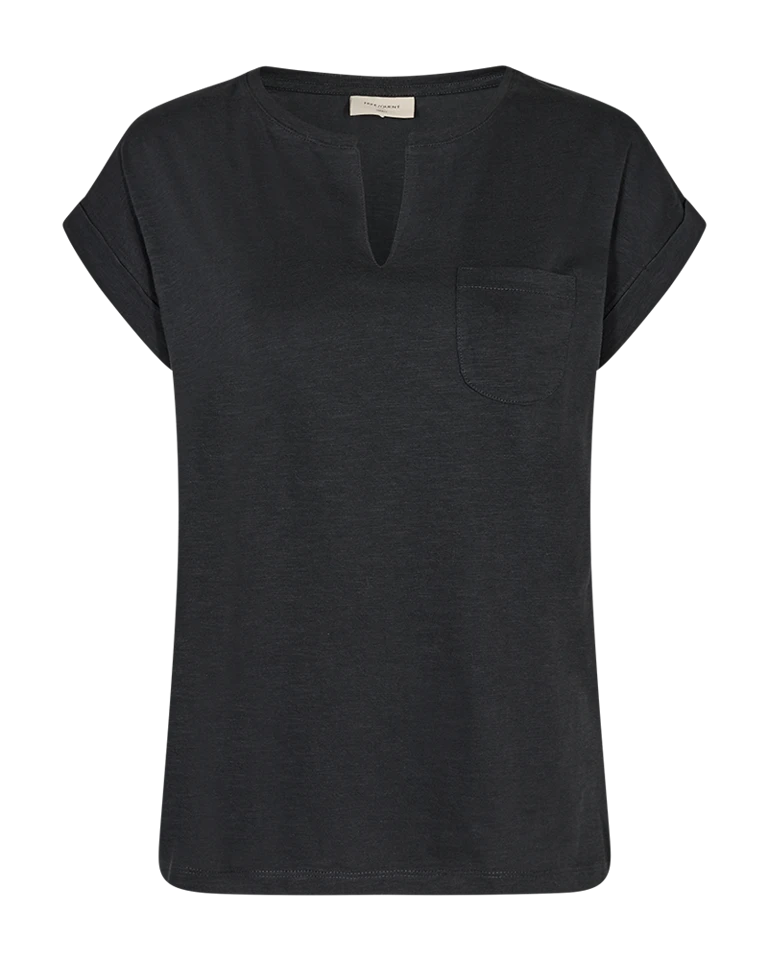 Freequent Naisten T-paita VIVA V SS POCKET-VTT Musta 3 Freequent Naisten T-paita VIVA V SS POCKET-VTT Musta