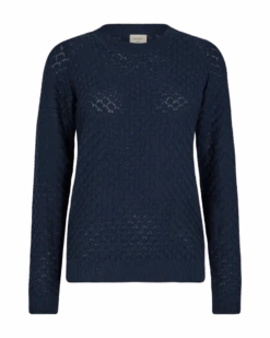 Freequent Neule, DODO PU DIAMONT Tummansininen