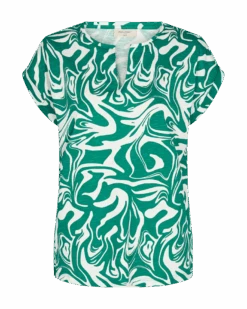 Freequent Paita, FQVIVA TEE Vihreä Kuosi