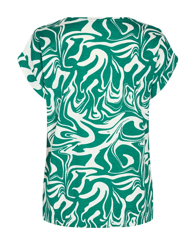 Freequent Paita, FQVIVA TEE Vihreä Kuosi 4 Freequent Paita, FQVIVA TEE Vihreä Kuosi - Image 2