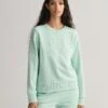 Gant College, TONAL ARCHIVE SHIELD SWEAT Mintunvihreä