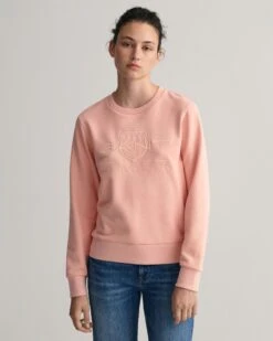 Gant College, TONAL ARCHIVE SHIELD SWEAT Persikka
