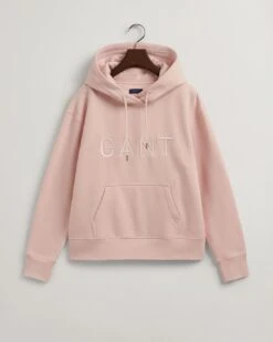 Gant Naisten Huppari, GANT TONAL HOODIE Vaaleanpunainen -Kekäle gant huppari gant tonal hoodie vaaleanpunainen 3